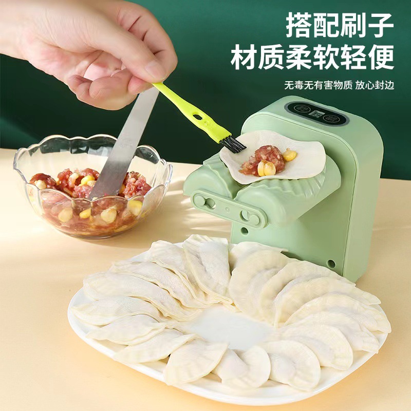 Fabricante de dumpling eléctrico hogar automático pequeño dumpling prensado máquina dumpling molde cocina dumpling perezoso hacer artefacto
