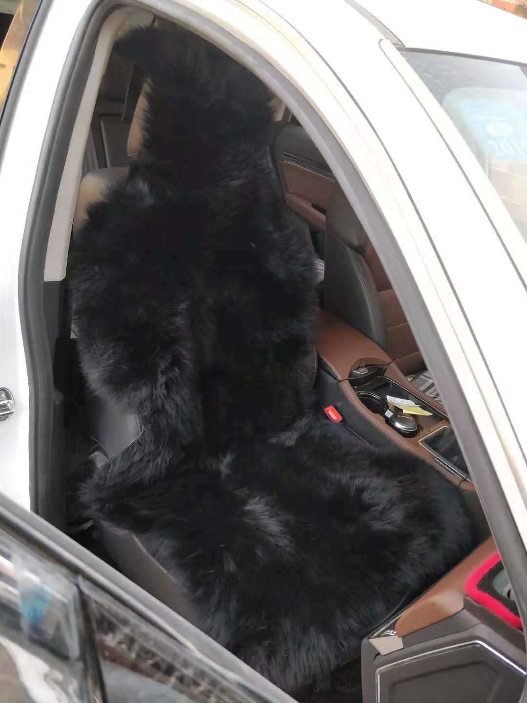 Car Seat Cushion Export Single Piece Winter Wool Cushion Goatskin Cushion Export Wool Cushion Fur Integrated Car Seat Cushion