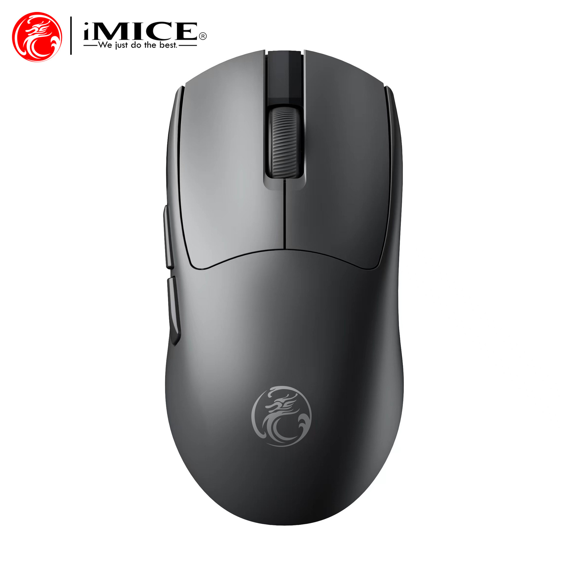 IMICE marca GW-X7 silencioso inalámbrico TPC recargable Bluetooth modo dual 7 teclas luminoso 2,4G ratón para juegos