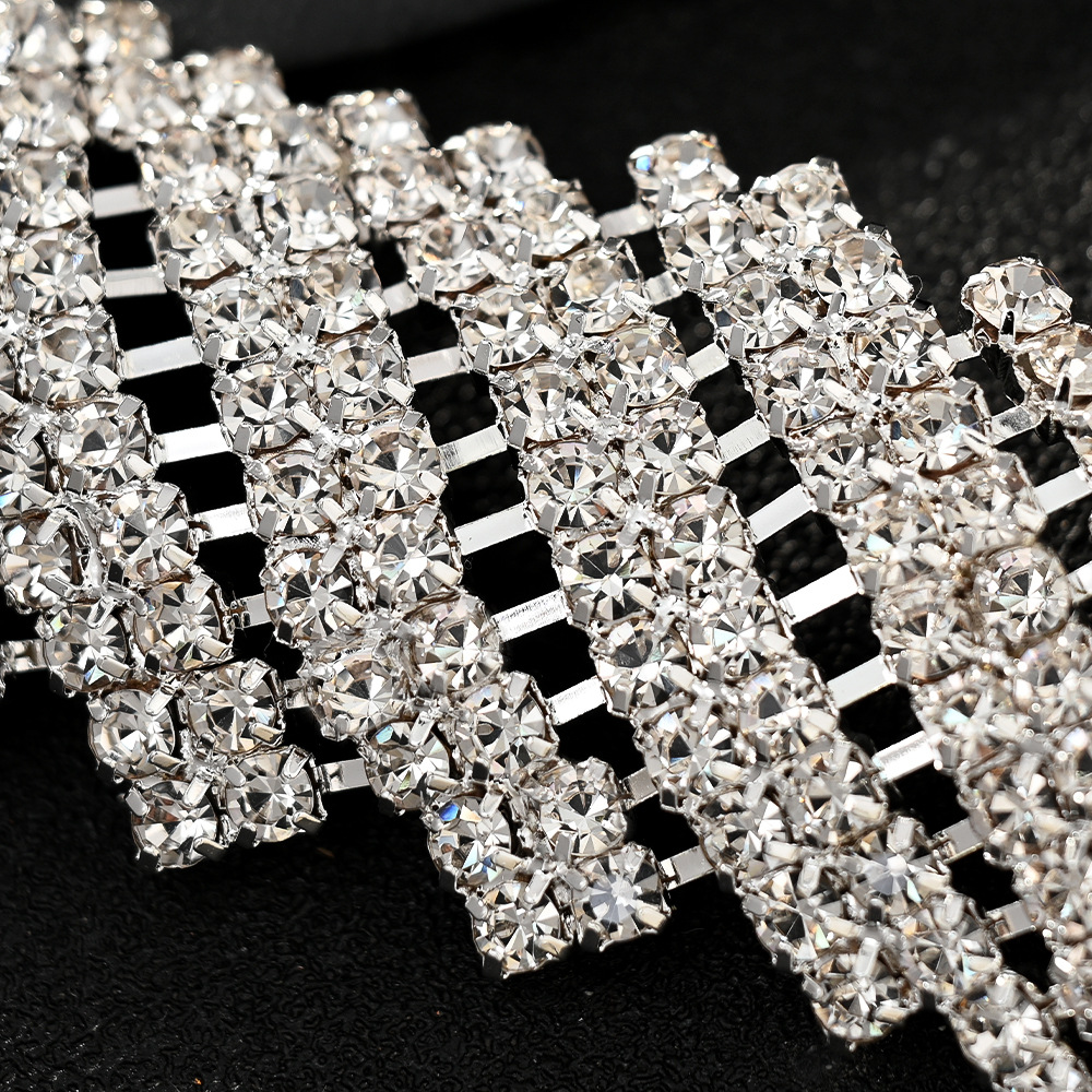 Amazon Hot Sale Geometric Jewelry Set Nueva Clavicle de diamante simple pendientes accesorios Jewelry Set