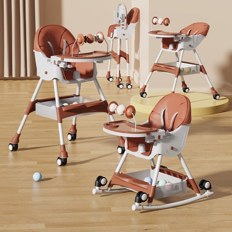 Baby Dining Chair That Can Sit and Recline, Foldable Portable Learning-To-Sit Chair for Infants and Toddlers, Simple Multifunctional Dining Chair Baby Dining Chair That Can Sit and Recline, Foldable Portable Learning-To-Sit Chair for Infants and Toddlers, Simple Multifunctional Dining Chair