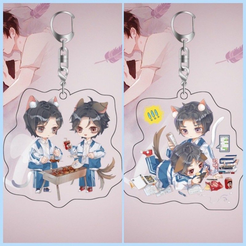 (2개) SHENGWANGJIANG TIM SUMU LI TANMEI 팬들이 선물을 걸고 주변의 아크릴 열쇠 고리