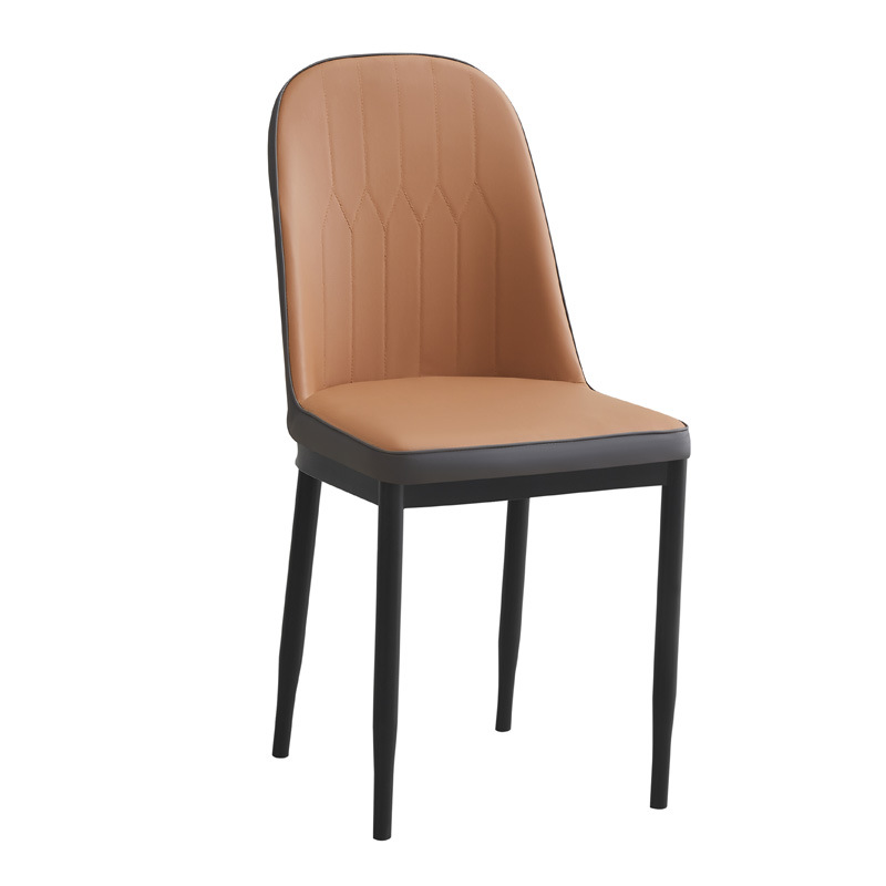 Silla de comedor de lujo ligera, taburetes domésticos, estilo nórdico simple, mesas y sillas de maquillaje en línea, restaurantes de hotel, mesas y sillas de comedor de hierro forjado