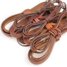 皮绳绳牛皮绳项链绳手工饰品配件材料圆形扁形米粗绳子