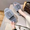 Slippers, demi-season keep warm fashionable footwear, 2021 collection, internet celebrity