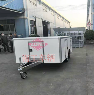 机器人用0.3吨轻型ATV厢式平板拖车 牵引工具拖车