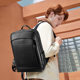 A generation of men's leather backpack top layer cowhide backpack senior business men's bag large capacity schoolbag men
