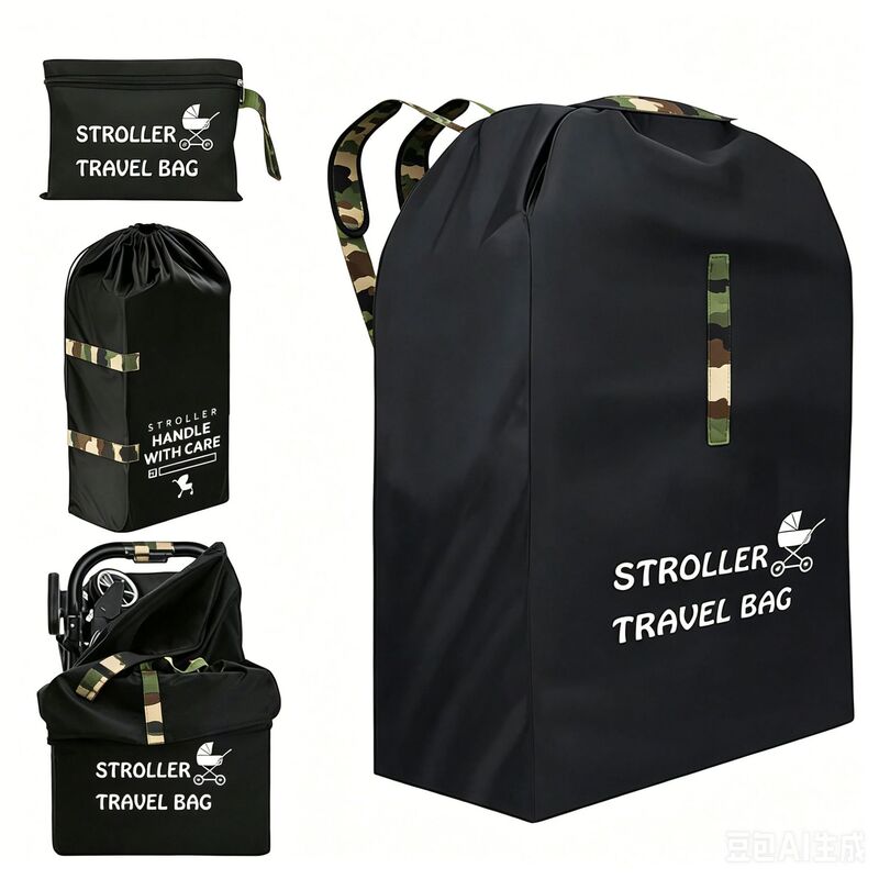 Luxury Stroller Travel Bag, Baby Stroller Travel Bag Storage Bag, Dust Cover, Airplane Inspection Bag