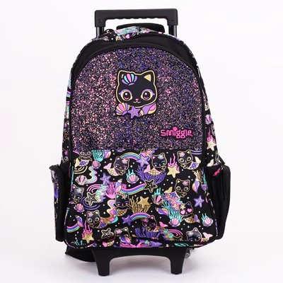Mochila escolar australiana smigle trolley Mochila para estudiantes de primaria y secundaria Mochila de remolcador de gran capacidad Bolsa de almacenamiento para estudiantes