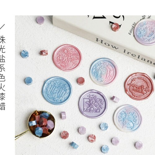 Enamel seal wick pearl color envelope seal wick seal seal set mixed color wick seal wick