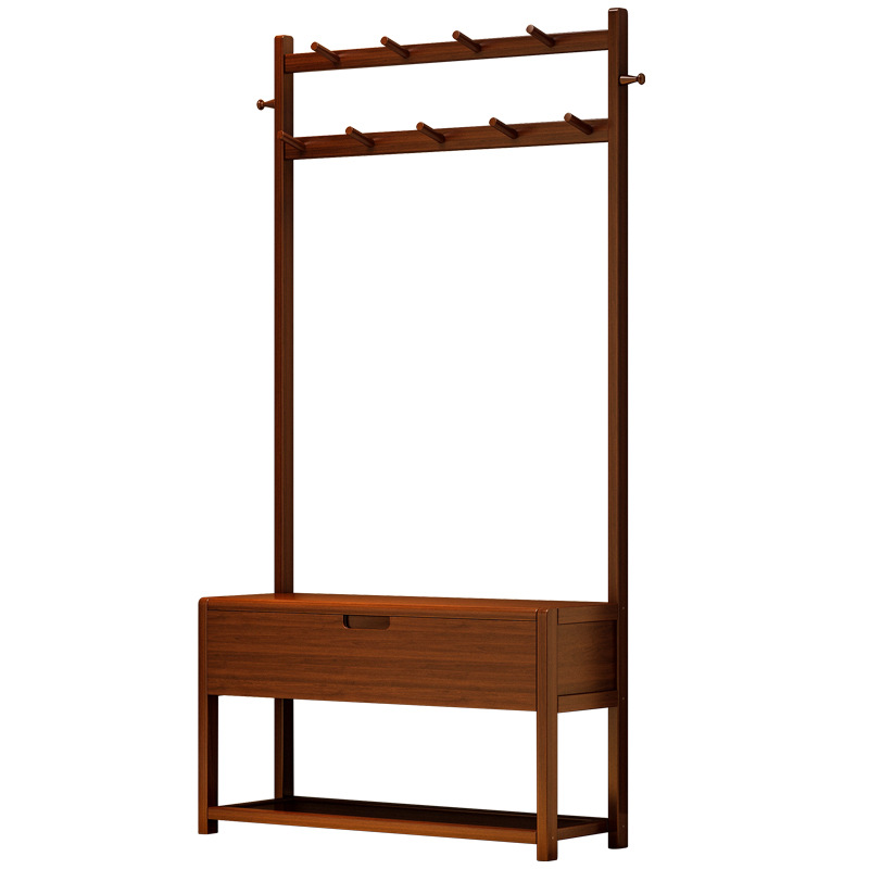 Porta de ropa y sombrero integrado taburete de cambio de zapatos casa puerta de zapatos de acabado de almacenamiento rack de zapatos puerta de entrada elevador rack de almacenamiento de ropa