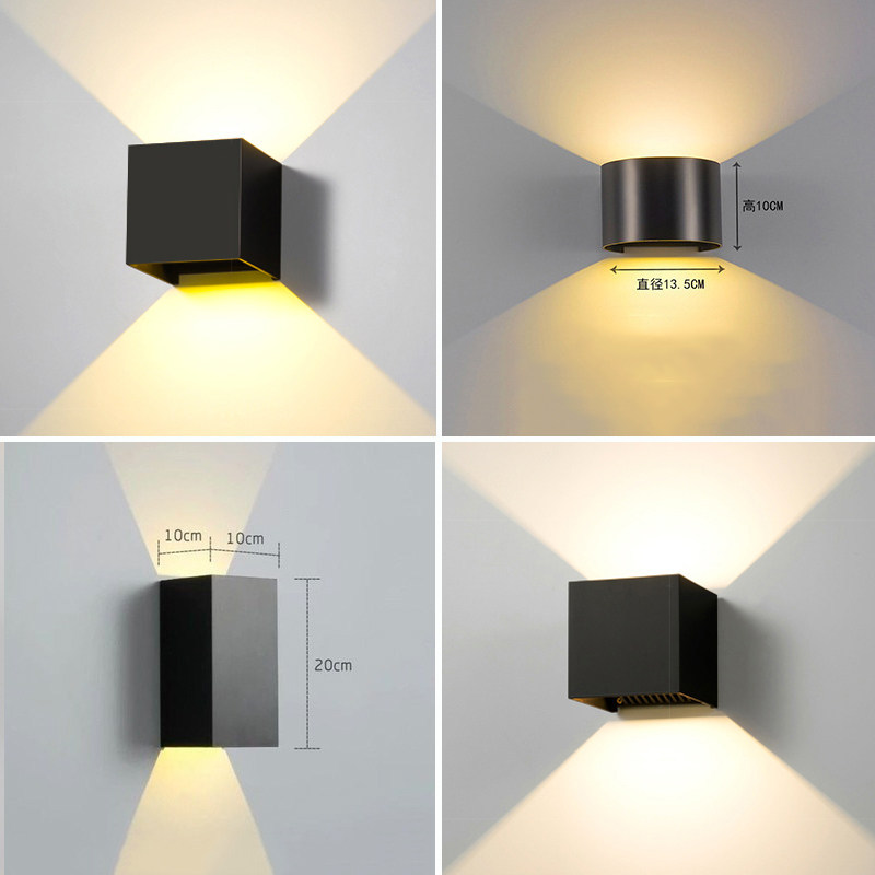 Lámpara de pared interior USB carga sin perforación sin cableado instalado magnético cuerpo humano luz de inducción batería simple luz de cabecera