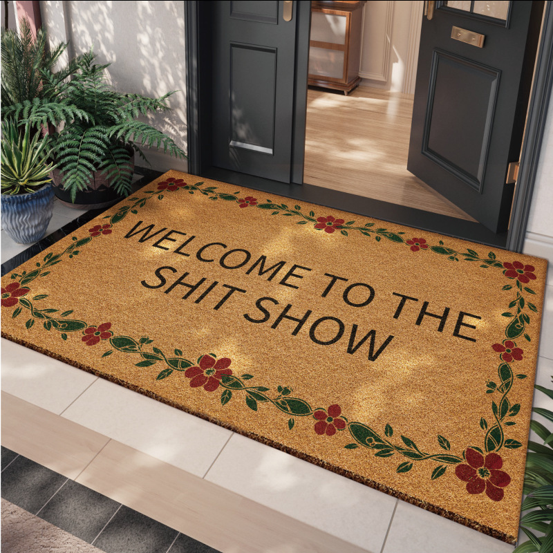 American-Style Wear-Resistant, Dirt-Resistant, Easy-Care Non-Slip Mat for Home Entrance, Cross-Border Best-Selling Floor Mat, Entry Door Mat