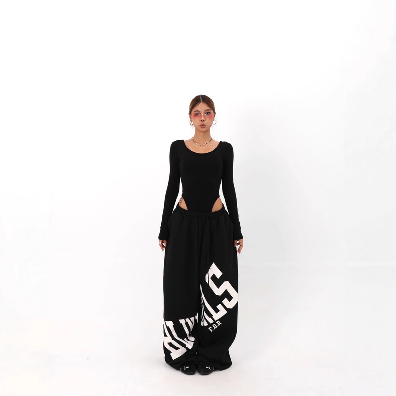 2025 American High Street Style Sweatpants for Men and Women, Loose Casual Sports Hip-Hop Jazz Print Wide-Leg Pants, Lazy Style
