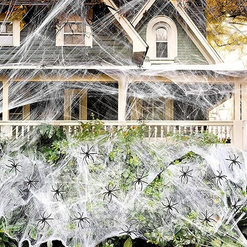 Cross-Border Halloween Decoration Spider Web Indoor and Outdoor Holiday Party Layout Props Spider Cotton Spider Silk Fake Spider Cross-Border Halloween Decoration Spider Web Indoor and Outdoor Holiday Party Layout Props Spider Cotton Spider Silk Fake Spider