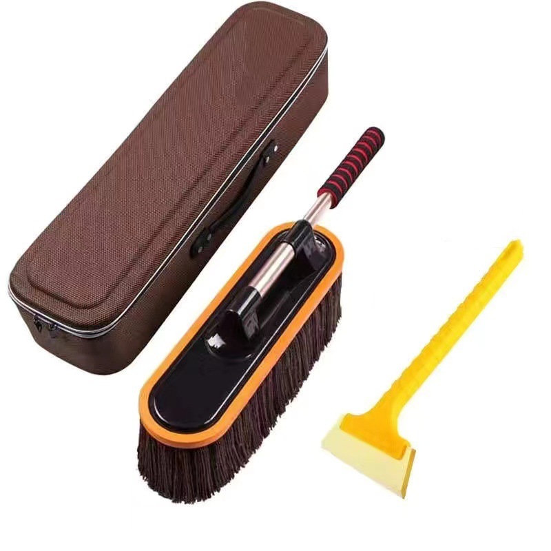 업그레이드 된 다크 브라운 더스터 눈 삽 저장 상자