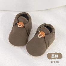 防掉婴儿鞋子新生男女宝宝软底学步鞋步前鞋防滑小布鞋棉布透气