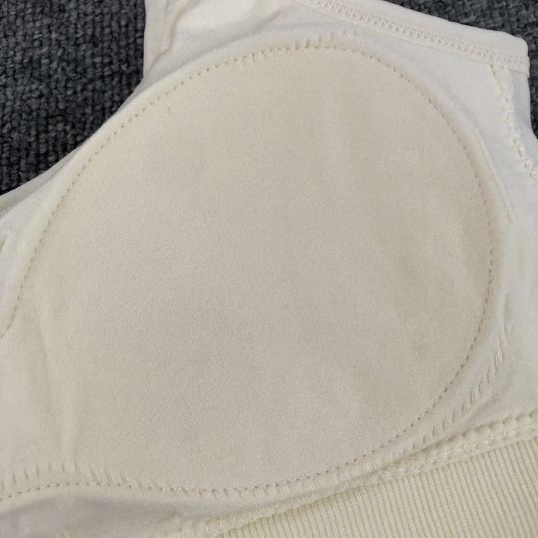 Nuevo chaleco sin costura de alta elasticidad fija copa de mujer chaleco sin anillo de acero sujetador de encaje ropa interior deportiva mujer al por mayor