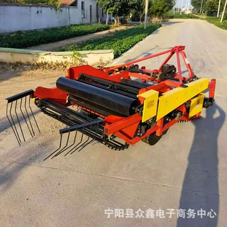 塞内加尔适用新型花生收割机多宽幅可选可带秧出土落果少