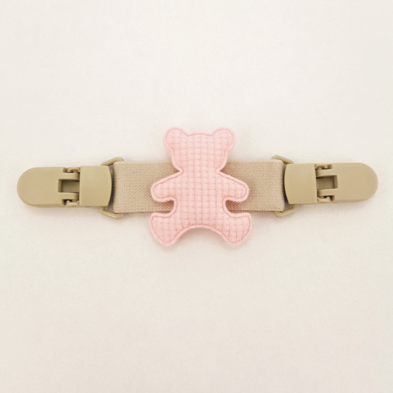 INS estilo coreano clip de suspensión oso pantalones de tirantes para niños clip anti-caída clip de la correa del hombro soporte de la falda de la suspensión antideslizante artefacto de hombro