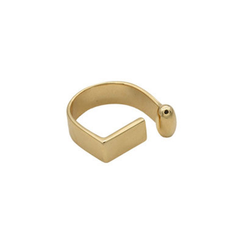 Simple U-shaped Geometric Opening Ring Fashion Sexy Index Finger Ring display picture 10