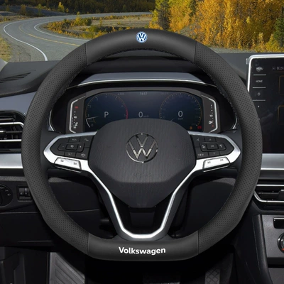 Lingdu Tanyue Touryue Cc Handle — Steering wheel cover - d-type-nappa-leather-breathable-holes-black-default