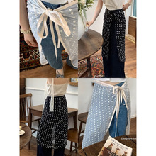 ins遮臀叠搭蕾丝纱裙山茶花设计新款外搭叠穿绑带半身裙fever屁帘