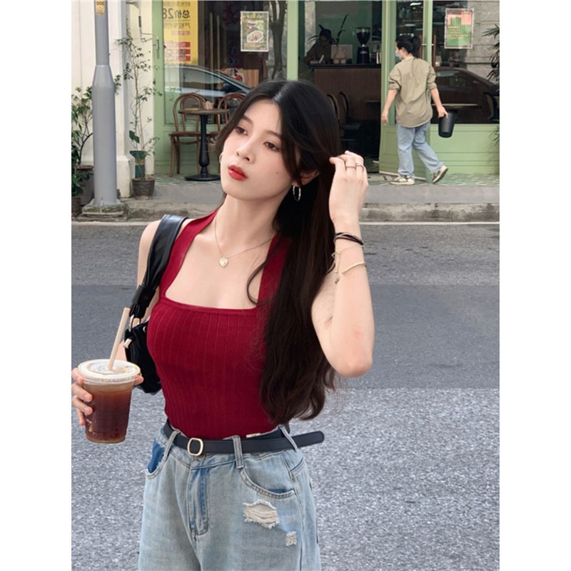 Red summer T-shirt