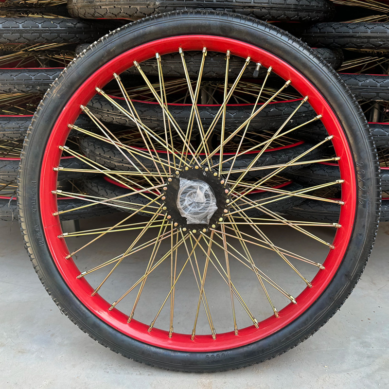 斗车轮手推车翻斗车板车轮胎26x21/2工地力车架子车劳动车环卫车