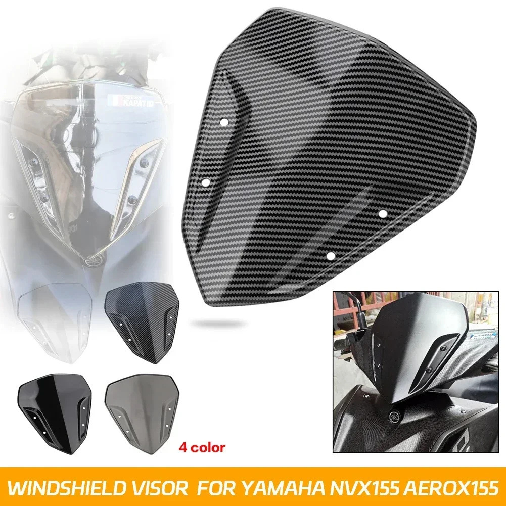 Suitable for 20-24 Yamaha Aerox155/Nvx155 Modified Front Windshield Wind Deflector Wind Shield