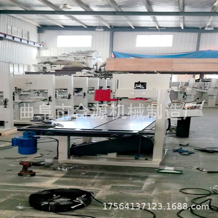 合源滑轨轨道推台锯 344型号烧纸黄纸切纸机 左右修边锯