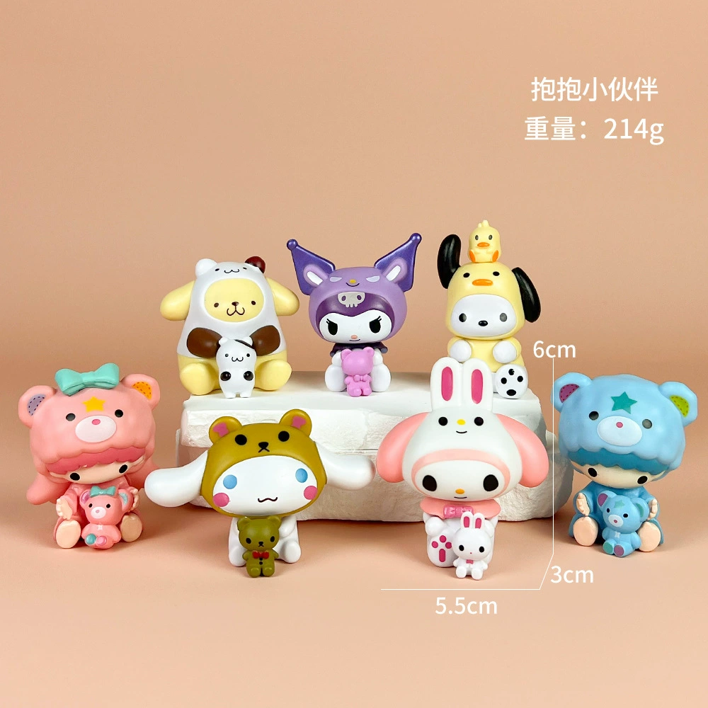 Sanrio Blind Blind Прорицание Куроми Пати Мелати Волбери Киллер аниме кукла модель, моделирование Play Tide Play