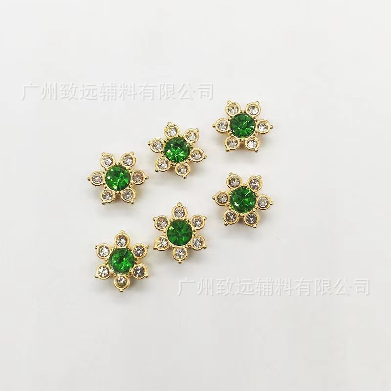 Adorno 3D de flor de ciruelo con diamantes de imitación de 12 mm para manualidades, decoración de bordes de diamantes, accesorios para vestidos de novia. image 9