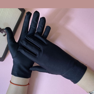 Summer thin sunscreen gloves women's anti-ultraviolet riding driving etiquette spandex jewelry elastic dance Spring and Autumn wholesale