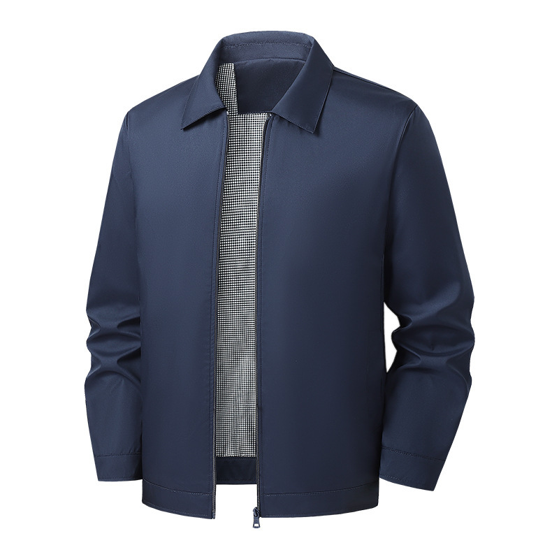 Business Hot-Selling Men's Jacket Casual Coat with Lapel Collar for Middle-Aged Dads, Executive Simple Versatile Jacket for Men Business Hot-Selling Men's Jacket Casual Coat with Lapel Collar for Middle-Aged Dads, Executive Simple Versatile Jacket for Men