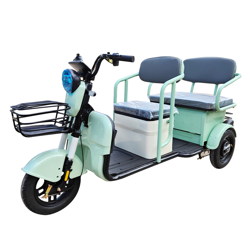 Nuevo triciclo eléctrico doméstico adulto coche de batería de los ancianos para recoger estudiantes ocio fabricante de triciclo eléctrico