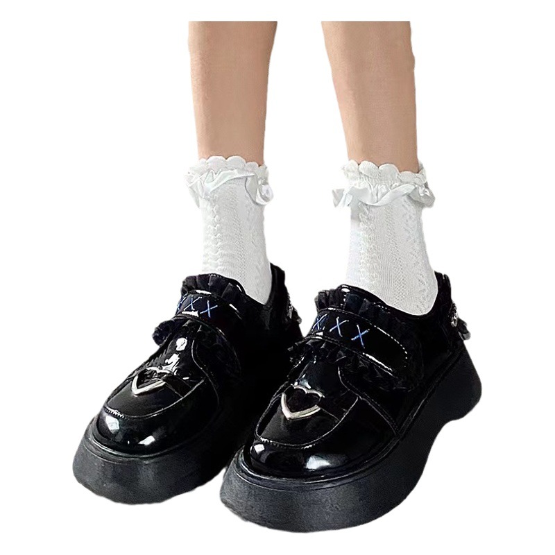 Calcetines de media pantorrilla de encaje blanco fino de primavera y verano Calcetines de princesa para mujer Calcetines JK de todo fósforo japoneses Calcetines de hadas Lolita