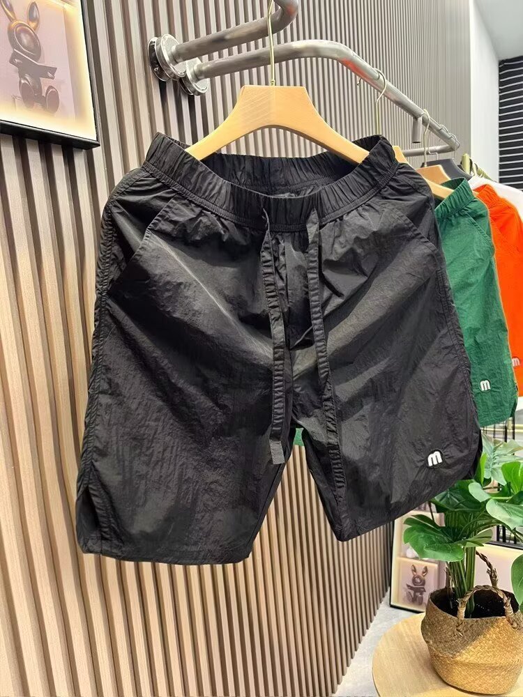 Retro Beach Shorts For Men Summer Trendy Style Multi-colour_voghion.com