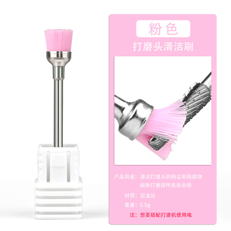 Wholesale transfronterizo de uñas cepillo de limpieza de uñas cepillo de polvo de uñas cepillo de limpieza de grietas