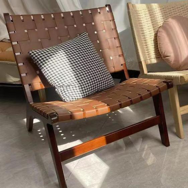 calidad de exportación de cuero marrón Walnut
