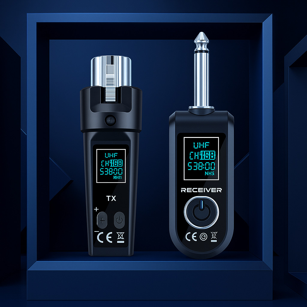 麦克风手雷电容动圈手持话筒有线转无线转换器无线发射接收系统