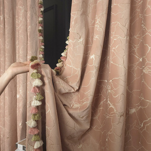 French Velvet Embroidery Thickened High-End Curtains 2025 Modern Light Luxury New Villa European American Style Living Room Bedroom