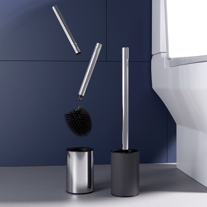 Escobilla de baño golf de silicona flexible con mango largo_voghion.com