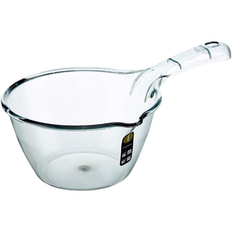 Cuchara de agua de la cocina del hogar engrosada cuchara de agua de plástico cuchara de baño cuchara flotador de agua mango largo cuchara de champú creativo