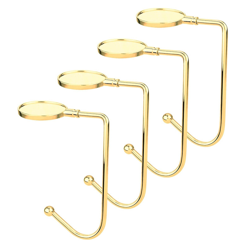 Gancho para mochila escolar, sin necesidad de taladrar, para escritorios de estudiantes, gancho lateral para escritorio de dormitorio, resistente, herramienta para colgar bolsas con rotación de 360 grados.