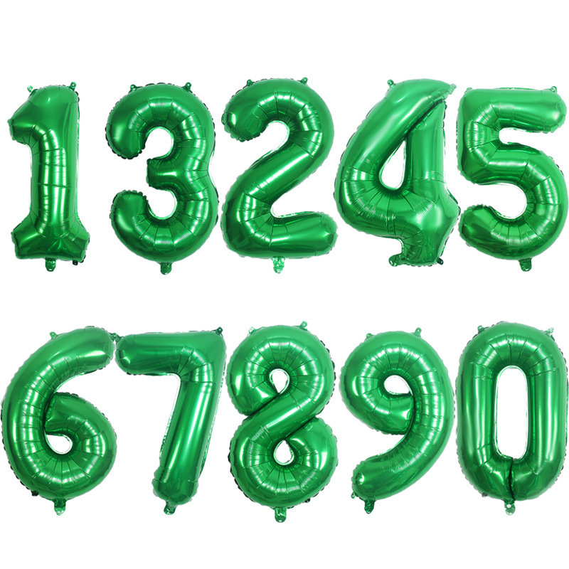 32寸数字美版瘦体气球