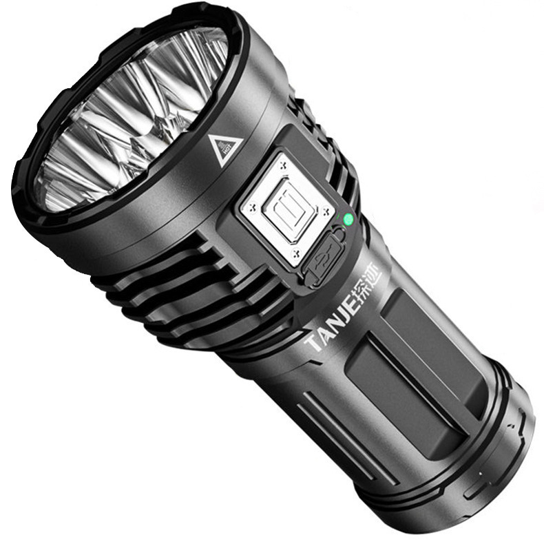 The new eight -core LED flashlight band side light can be USB…
