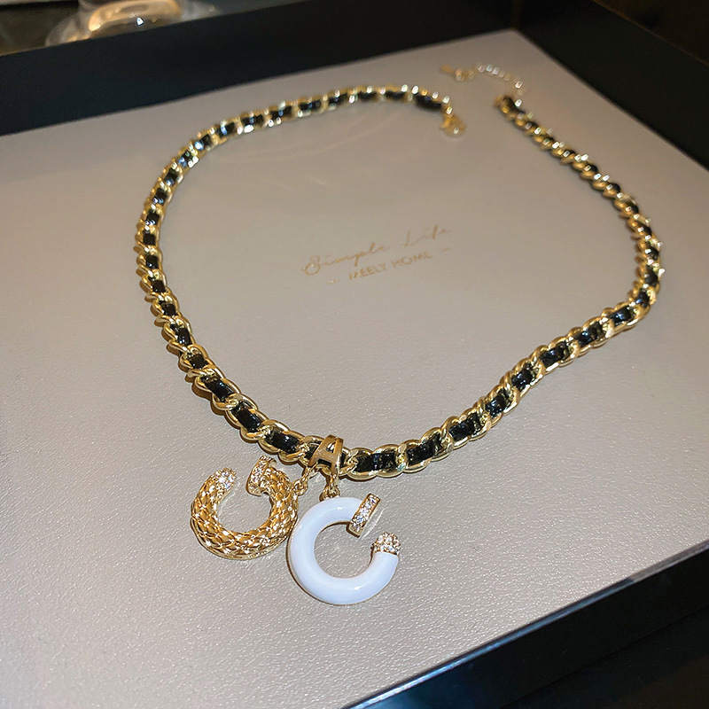 Fashion Heart Shape Pu Leather Handmade Womenu0027S Pendant Necklace 1 Piece