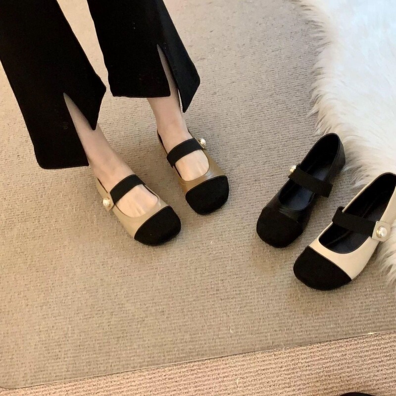 French-style Mary Jane shoes for women, 2026 new spring-summer collection, elegant and chic, suitable for pairing with skirts, soft-soled loafers for pregnant women French-style Mary Jane shoes for women, 2026 new spring-summer collection, elegant and chic, suitable for pairing with skirts, soft-soled loafers for pregnant women