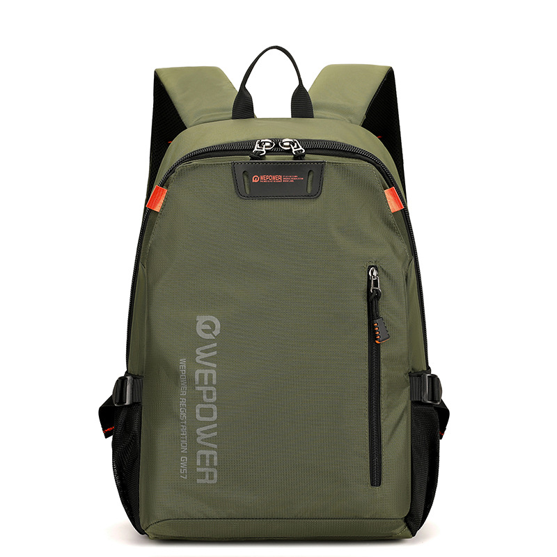 WEPOWER nueva mochila para hombres, mochila de estudiantes de secundaria, mochila de ocio para computadoras deportivas al aire libre